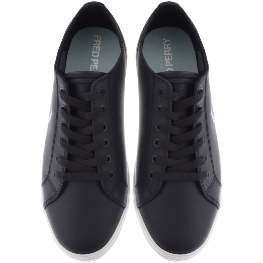 Alternative Image for ProductFred Perry Kingston Leather Trainers Navy3